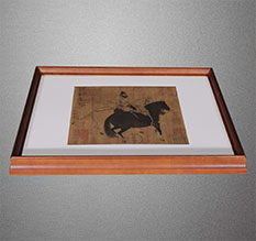 西固书画装裱配框服务案例